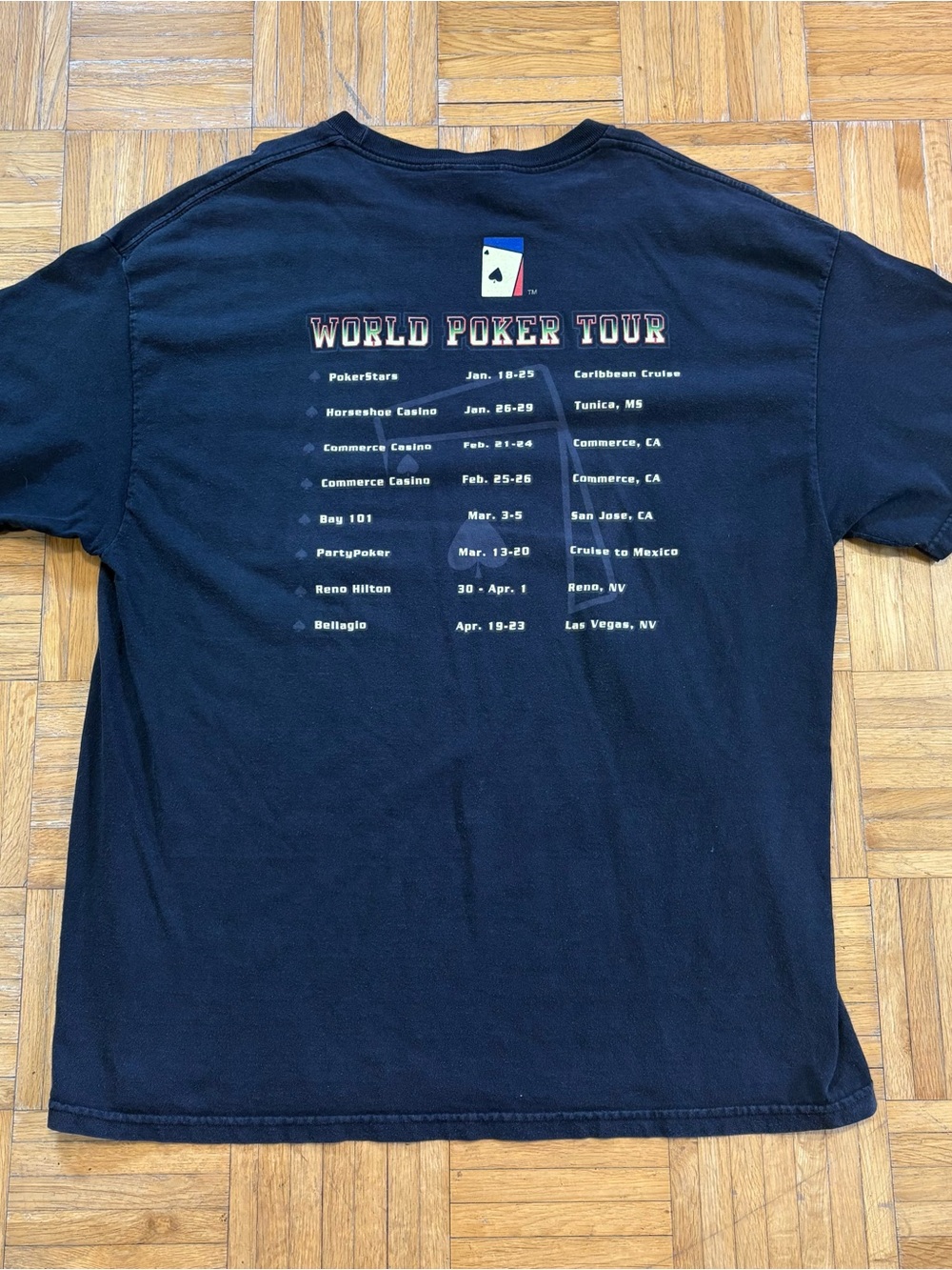 Vintage 2004 WPT World Poker Tour Promo Shirt